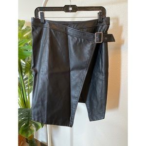 Faux Leather Skirt
